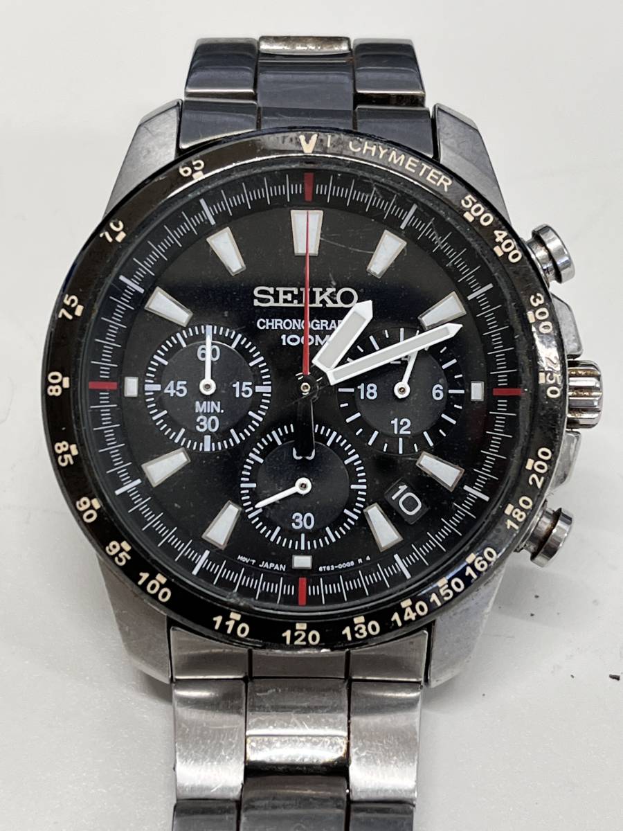 セイコー クロノグラフ SEIKO Yahoo!オークション 6T63-00D0 「6t63 