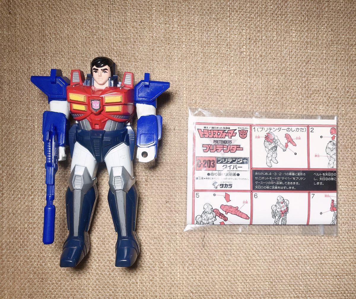 当時物 旧タカラ ハスブロ トランスフォーマー ダイアクロン プリ 