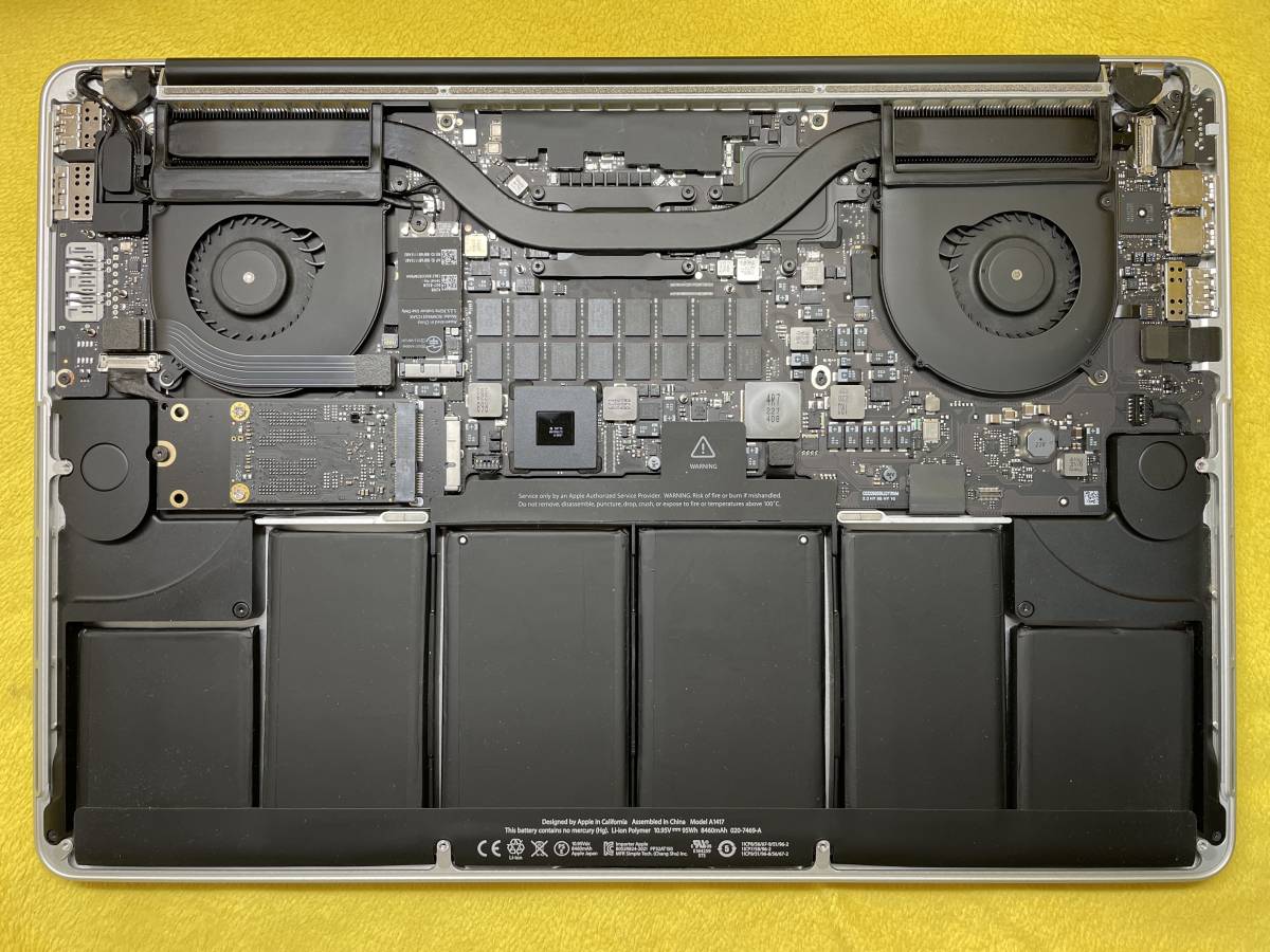 完動品 MacBook Pro Retina Mid 2012 15 inch Core i7 2.3GHz 512GB SSD 8GB ...