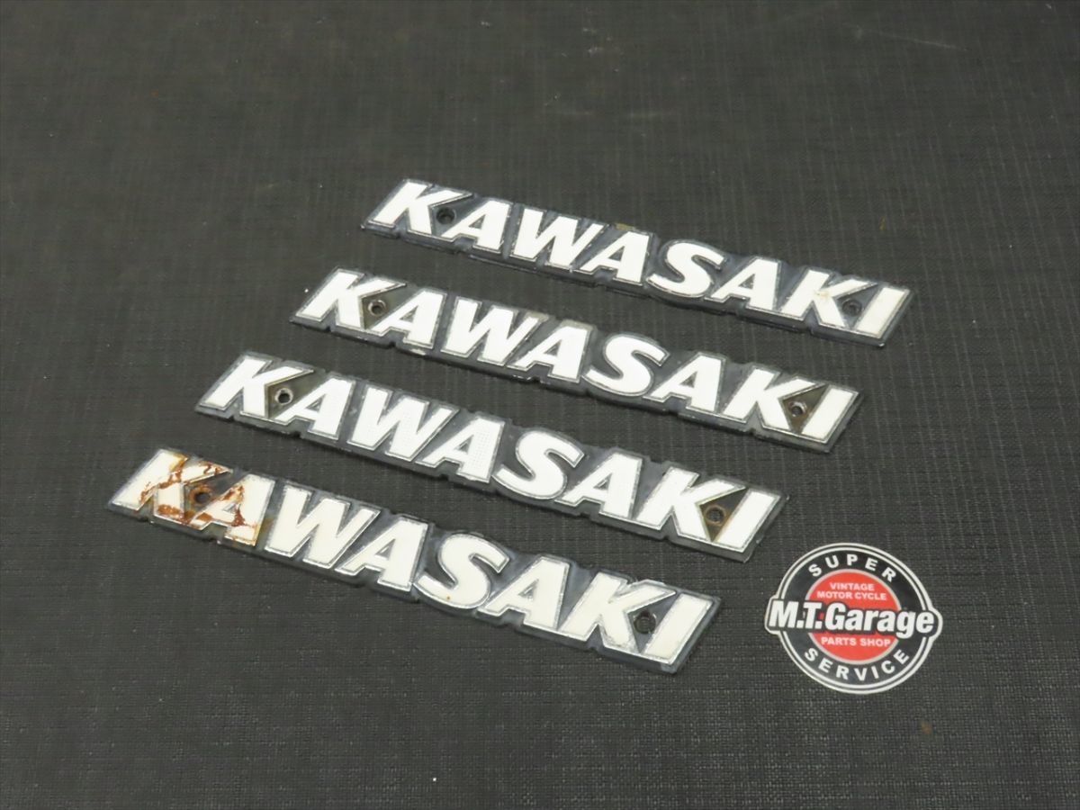 KAWASAKI/カワサキ Z1 Z2 純正タンクエンブレムset ショートピッチ 