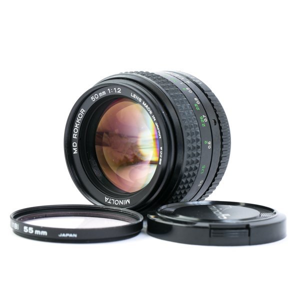 MINOLTA ミノルタ レンズ MD ROKKOR 50mm 1:1.2 Φ55mm マニュアル