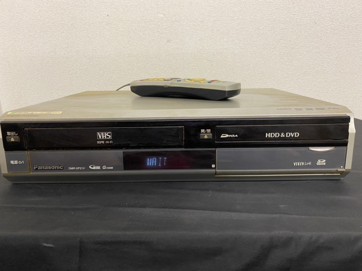 Panasonic パナソニック DMR-XP21V DVDレコーダー VHSビデオデッキ 一