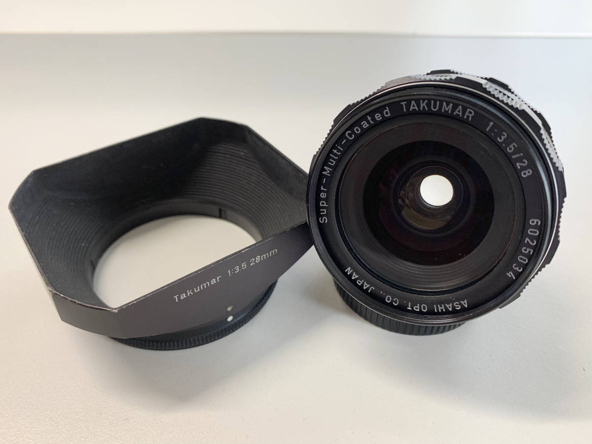 Super Takumar 28mm F3.5 純正メタルフード付き 公式オンラインショップ
