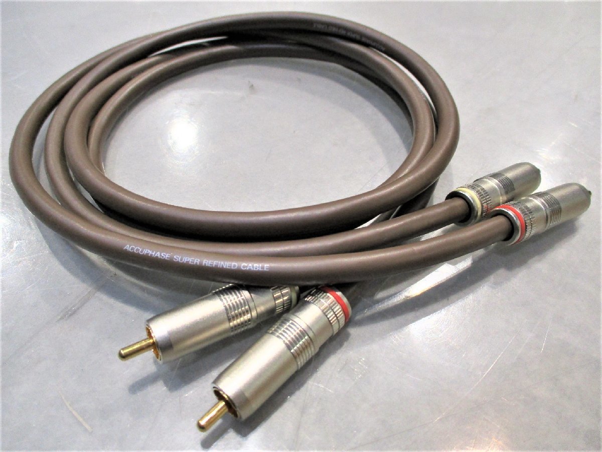 Accuphase SUPER REFINED CABLE RCAケーブル 1m RCAケーブル Accuphase 