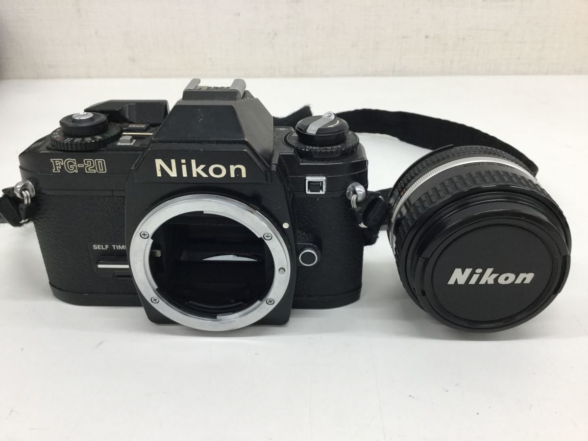 良品 ニコン FG-20 シルバー フィルムカメラ　モルト新品交換済 M257 良品 ニコン FG-20 シルバー フィルムカメラ モルト新品交換済 M257