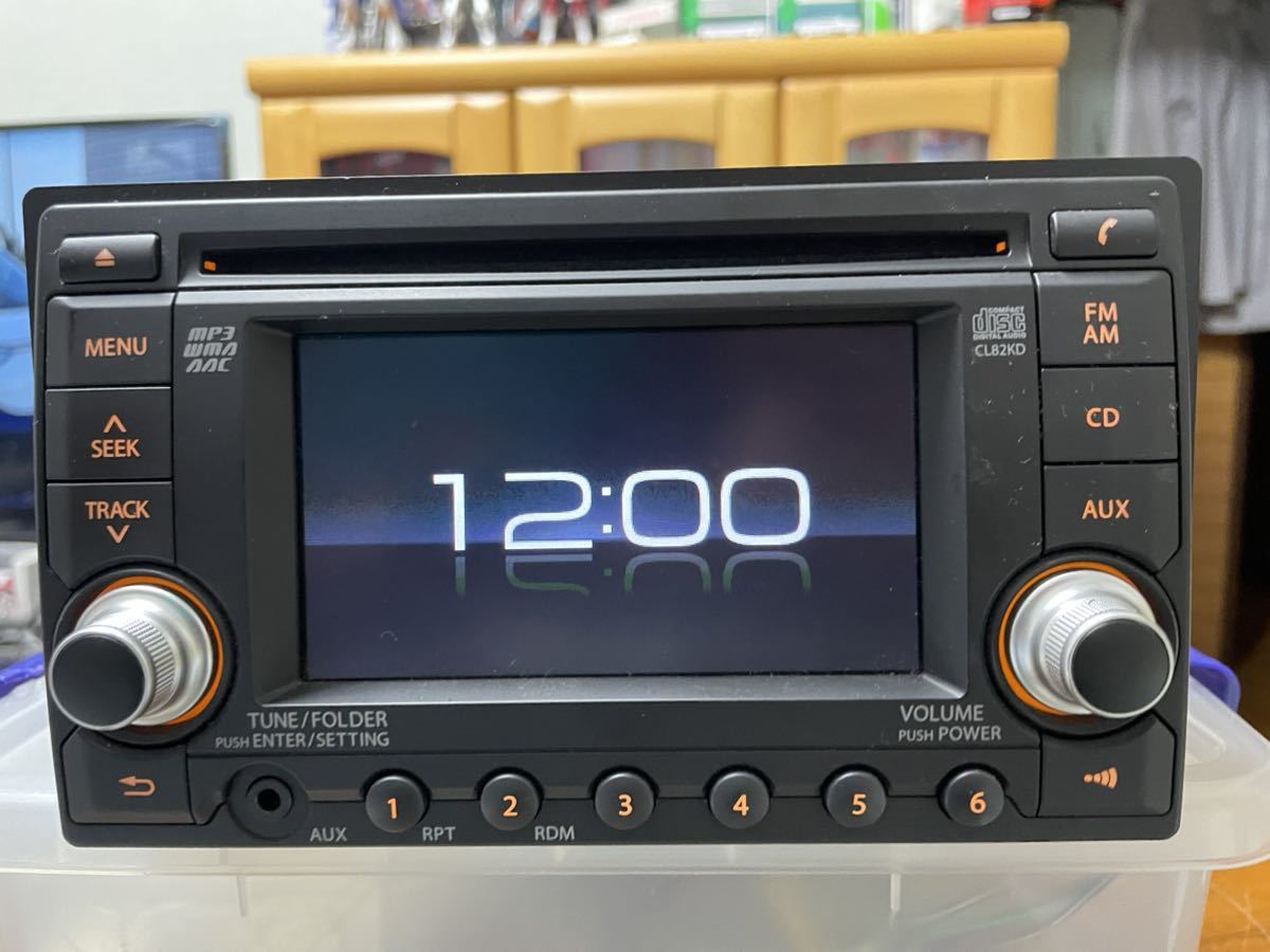 SUZUKI スズキ純正オーディオ clarion CD⁄MD⁄チューナーデッキ PS 