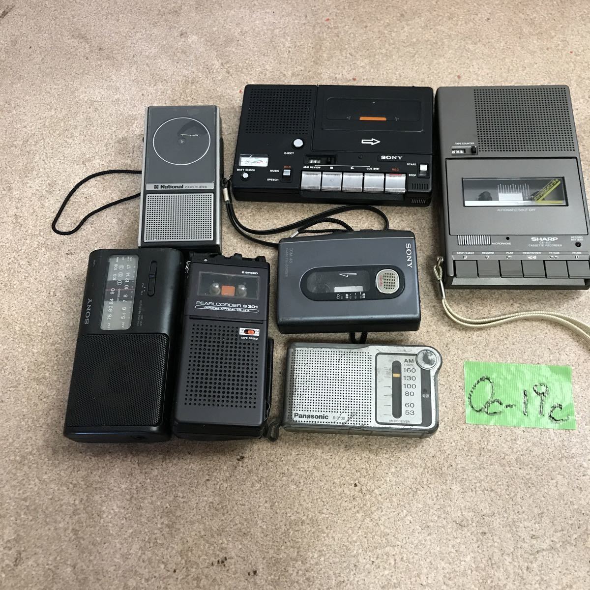 【ジャンク】カセットレコーダー まとめ売りSONY Panasonic aiwa SONY National Panasonic SHARP カセットレコーダー 色々まとめて 中古