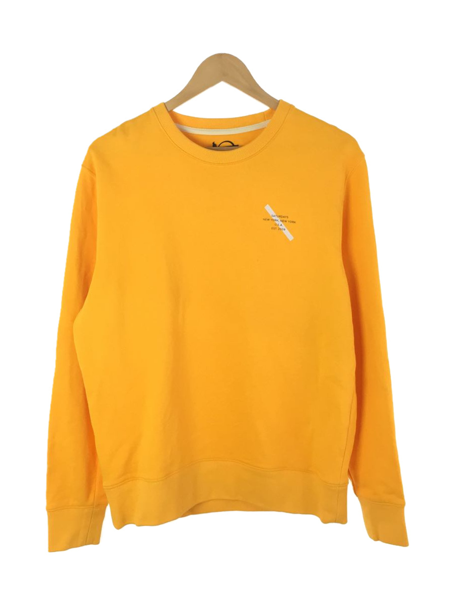 新作，最新作 Saturdays NYC SATURDAYS SURF NYC ロゴスウェット/L/コットン/YLW(Lサイズ)｜売買されたオークション情報、yahooの商品情報をアーカイブ公開 - オークファン Lサイズ
