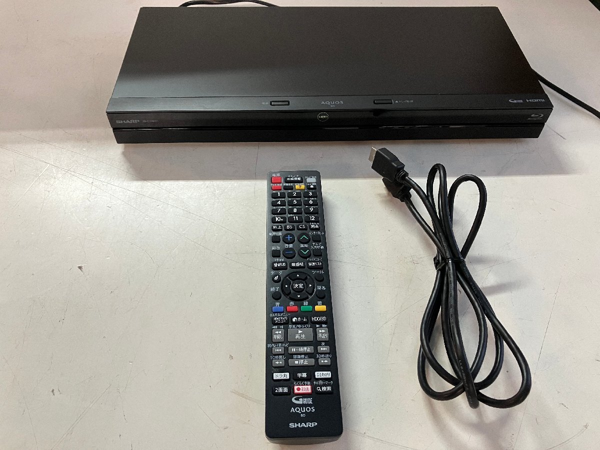 ☆SHARP AQUOS BD ブルーレイディスクレコーダー 2B-C10BW1 1TB 2019年 