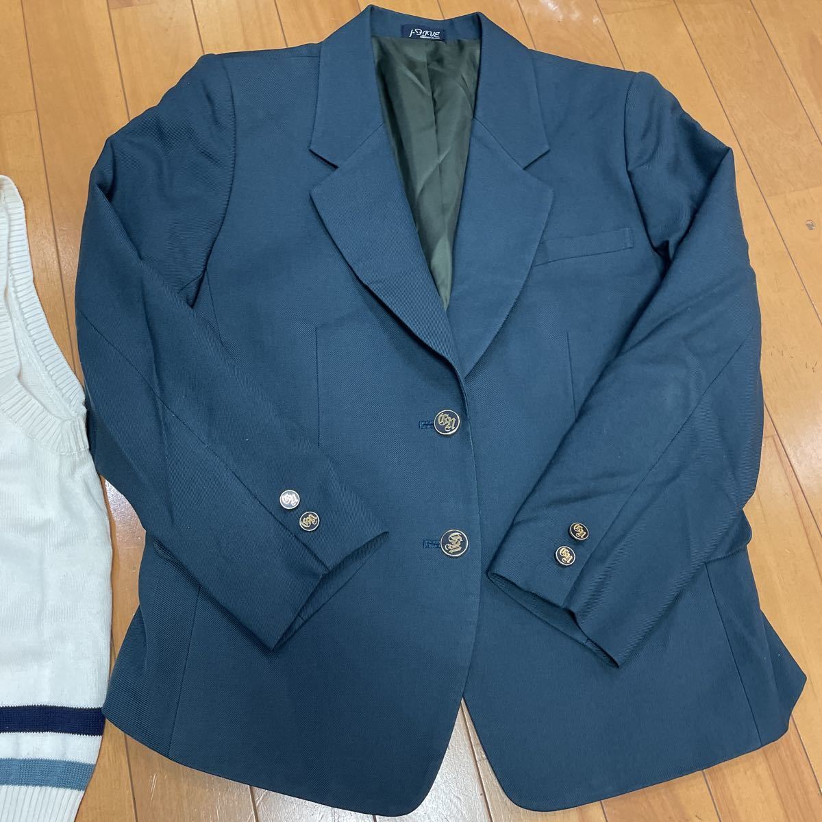 607 コスプレ衣装 岐阜 岐阜農林高校制服 ブレザー スカート ニット 