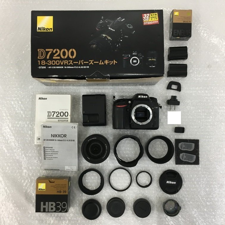 AJAN1019】Nikon D7200 + AF-S DX NIKKOR 18-300/3.5-6.3 G ED VR 通電