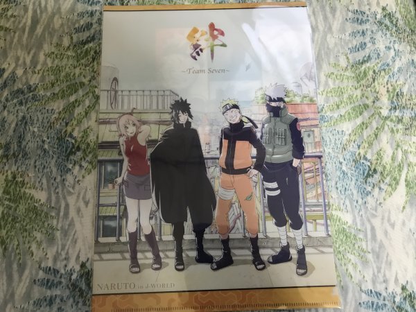 B115クリアファイル NARUTO＆BORUTO J-WORLD絵巻 絆 ～第七班・和解 