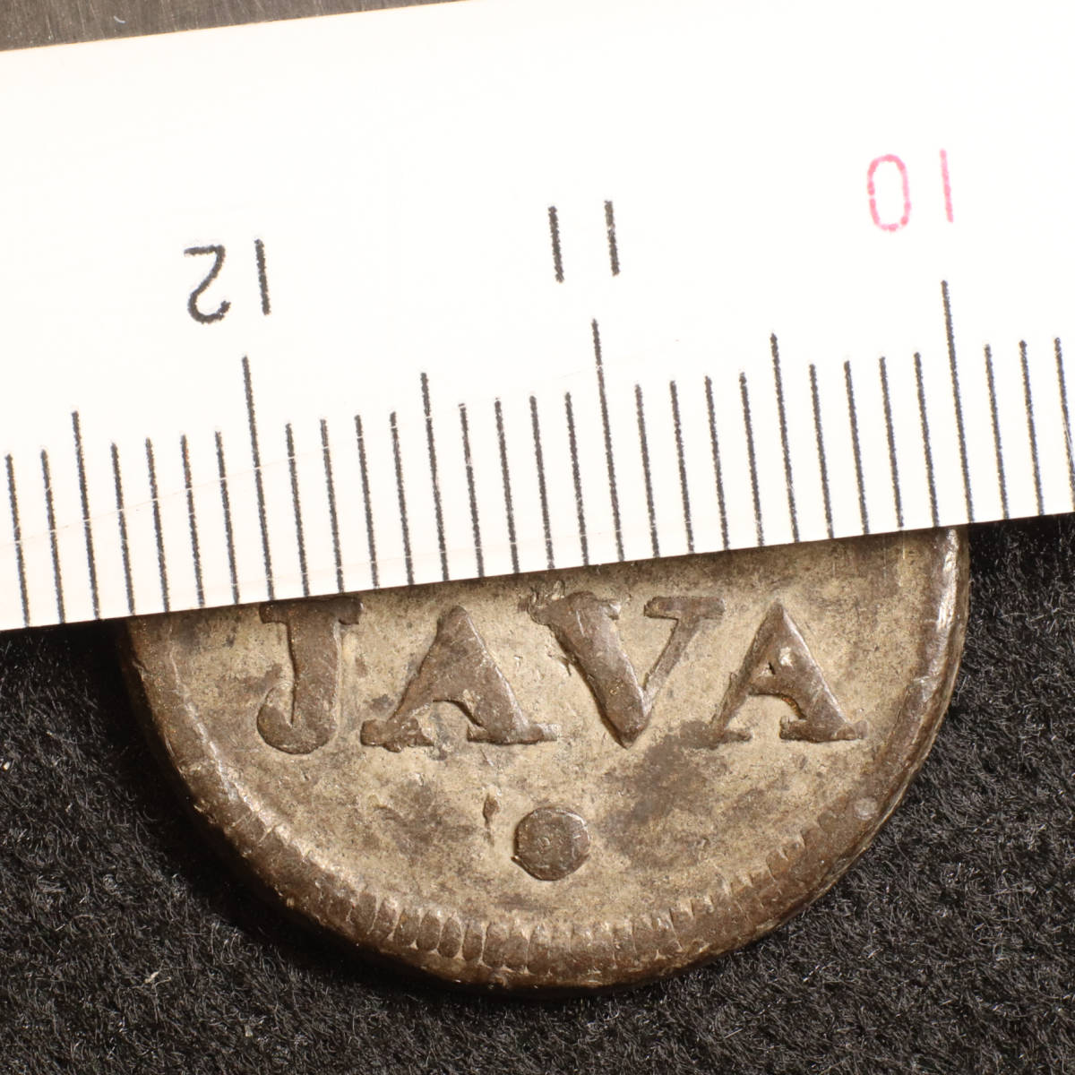 KM#244/オランダ領東インド ジャワ DUIT錫貨（1814）[E839] 蘭印，東インド