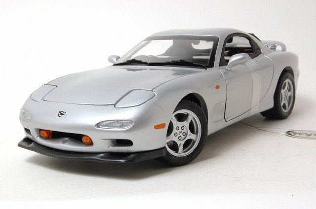 京商　1/18 マツダ　rx-7 （ちょいカスタム） 京商 （KYOSHO）1/18 MAZDA マツダ RX-7 右ハンドル シルバー 1⁄18 京