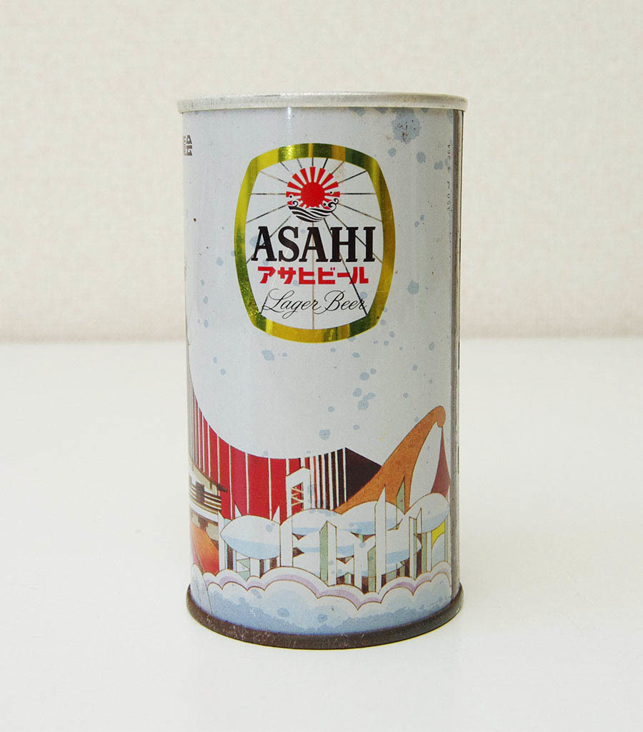 ふ*み様 1970大阪万博 アサヒビール 缶 稀少 当時物 1970年 祝 日本万国博覧会 アサヒビール 350ml 空き缶