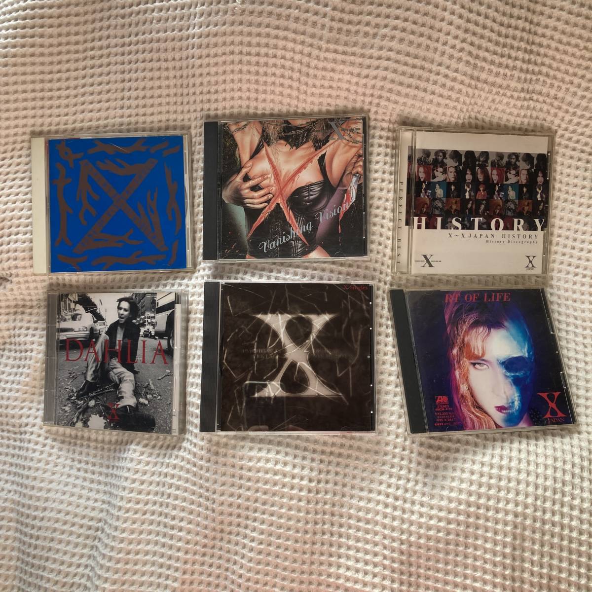  X JAPAN CD 6種類セット X ブルー ブラッド BLUE BLOOD DAHLIA Vanishing Vision 黒番(X JAPAN)｜売買されたオークション情報、yahooの商品情報をアーカイブ公開 - オークファン あ行