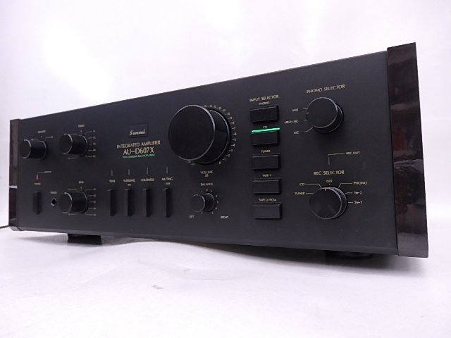 低価，セール SANSUI/サンスイ 山水 Xバランス アンプ採用インテグレーテッドアンプ AU-D607X &sect; 68006-1(サンスイ)｜売買されたオークション情報、yahooの商品情報をアーカイブ公開 - オークファン サンスイ