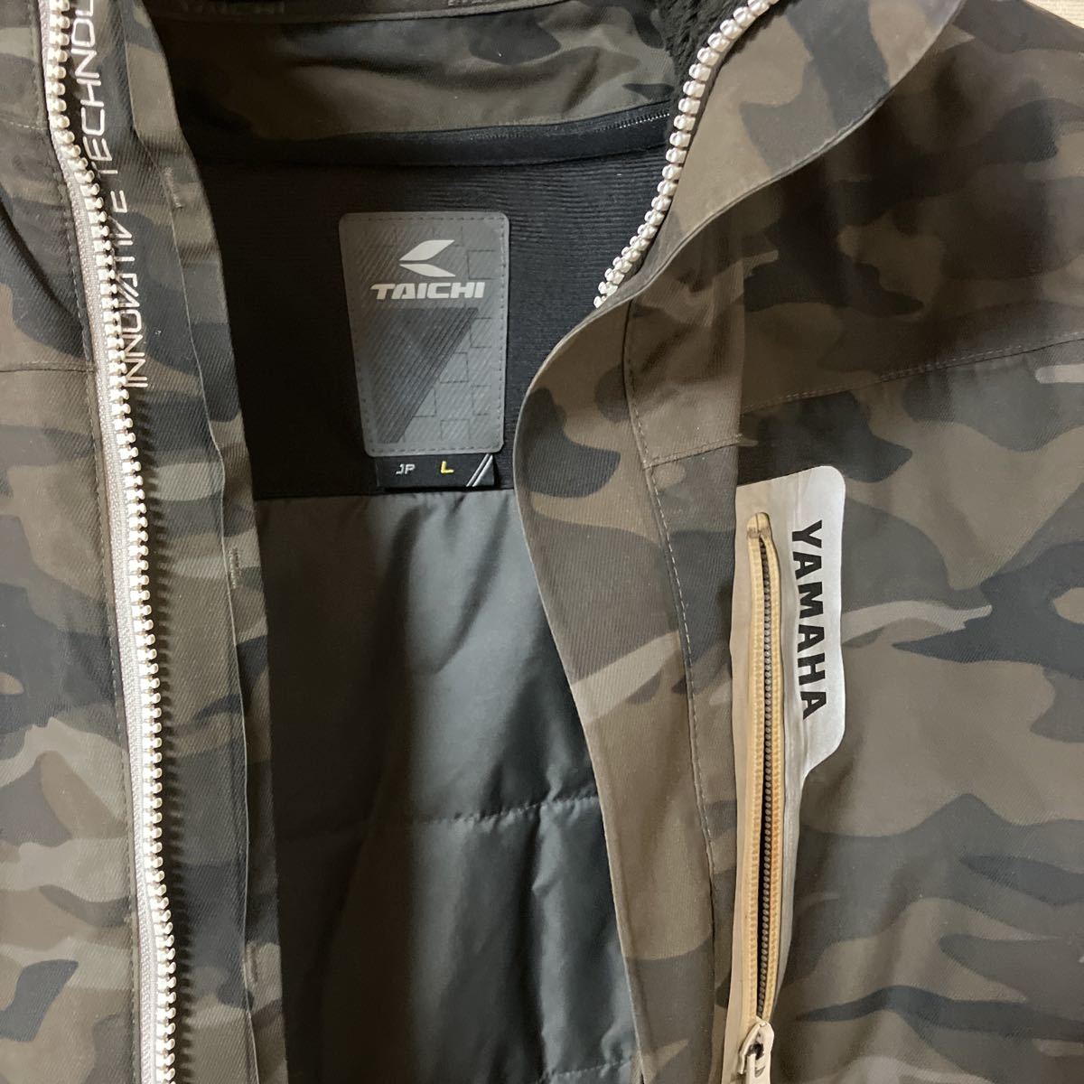 YAMAHAワイズギア RSタイチ YAF50R モトレックジャケット カモフラ  