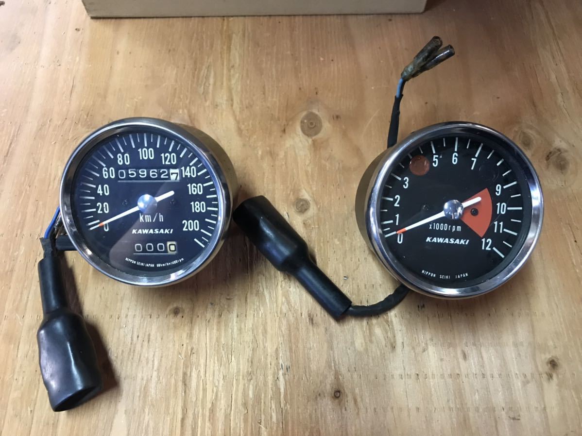 500SS メーター セットカワサキ H1 マッハ A1 SS スピードメーター