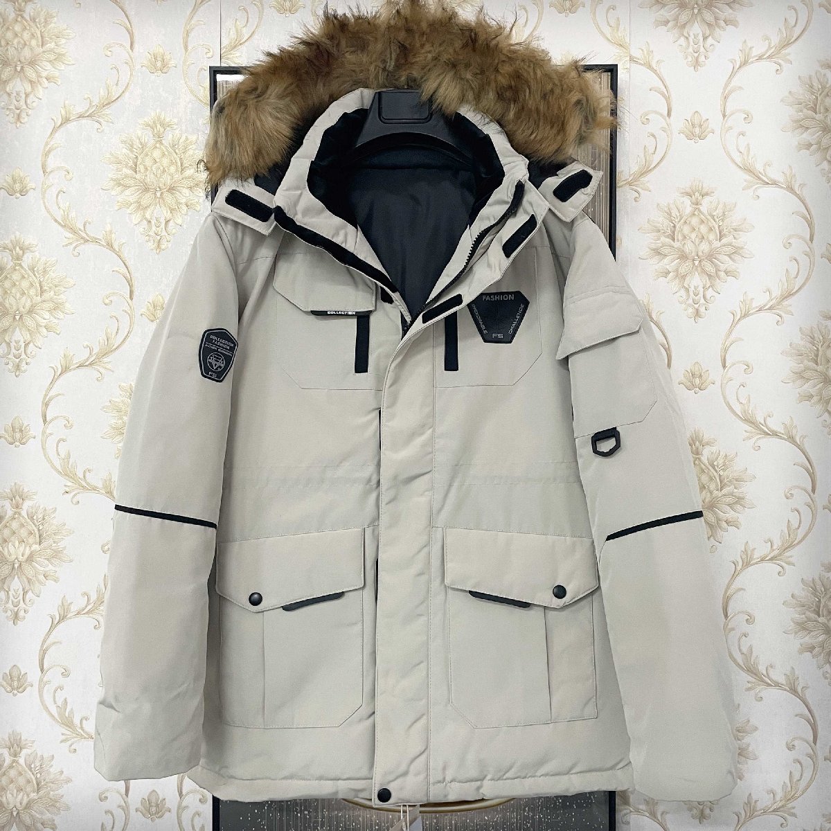新作入荷，100%新品 超 EU製＆定価11万 UABONI パリ発 豪華毛皮 -20&deg;極地防寒グースダウンジャケット ダウン80％ 肉厚 撥水加工 マウンテンパーカー XL(XLサイズ以上)｜売買されたオークション情報、yahooの商品情 XLサイズ以上