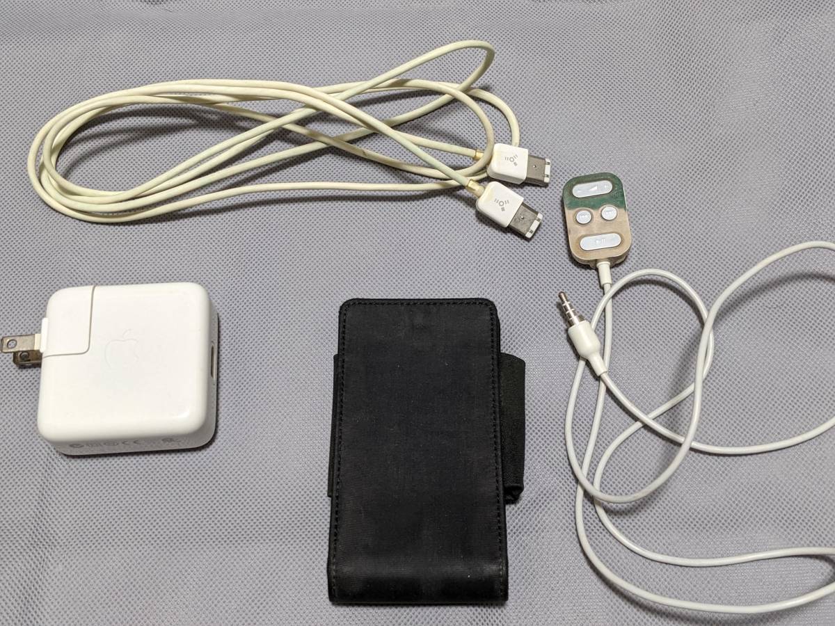 ジャンク】Apple iPod classic 第2世代 A1019 10GB 本体 リモコン