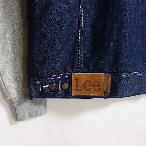 【定価2.8万 Lee × mercibeaucoup メルシーボークー コラボ デニムジャケット メンズM（3）】MB41FC800 ストームライダー ボア ブルゾン