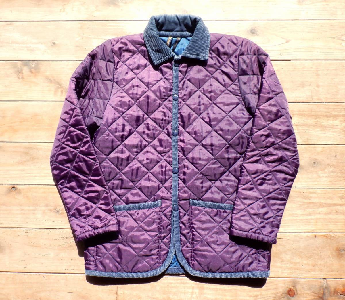 LAVENHAM キルティングジャケット パープル（ラベンハム LAVENHAM 