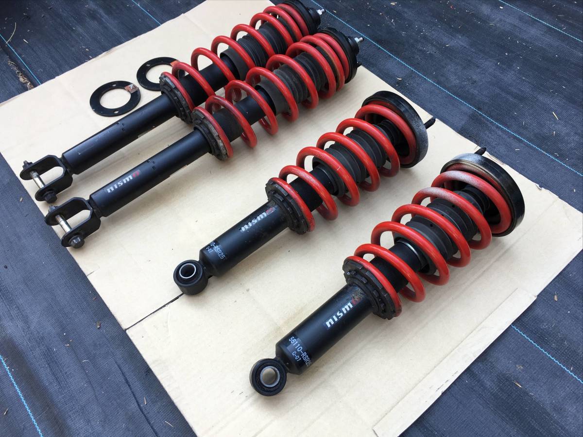 希少 BNR32 ニスモサスペンション NISMO S-tune サスペンションセット GT-R R32 GTR 56110-RSR25 56210-RSR25 NISMO ニスモ S-tune Sチューン* S-tuneサスペンションセット スカイライン用