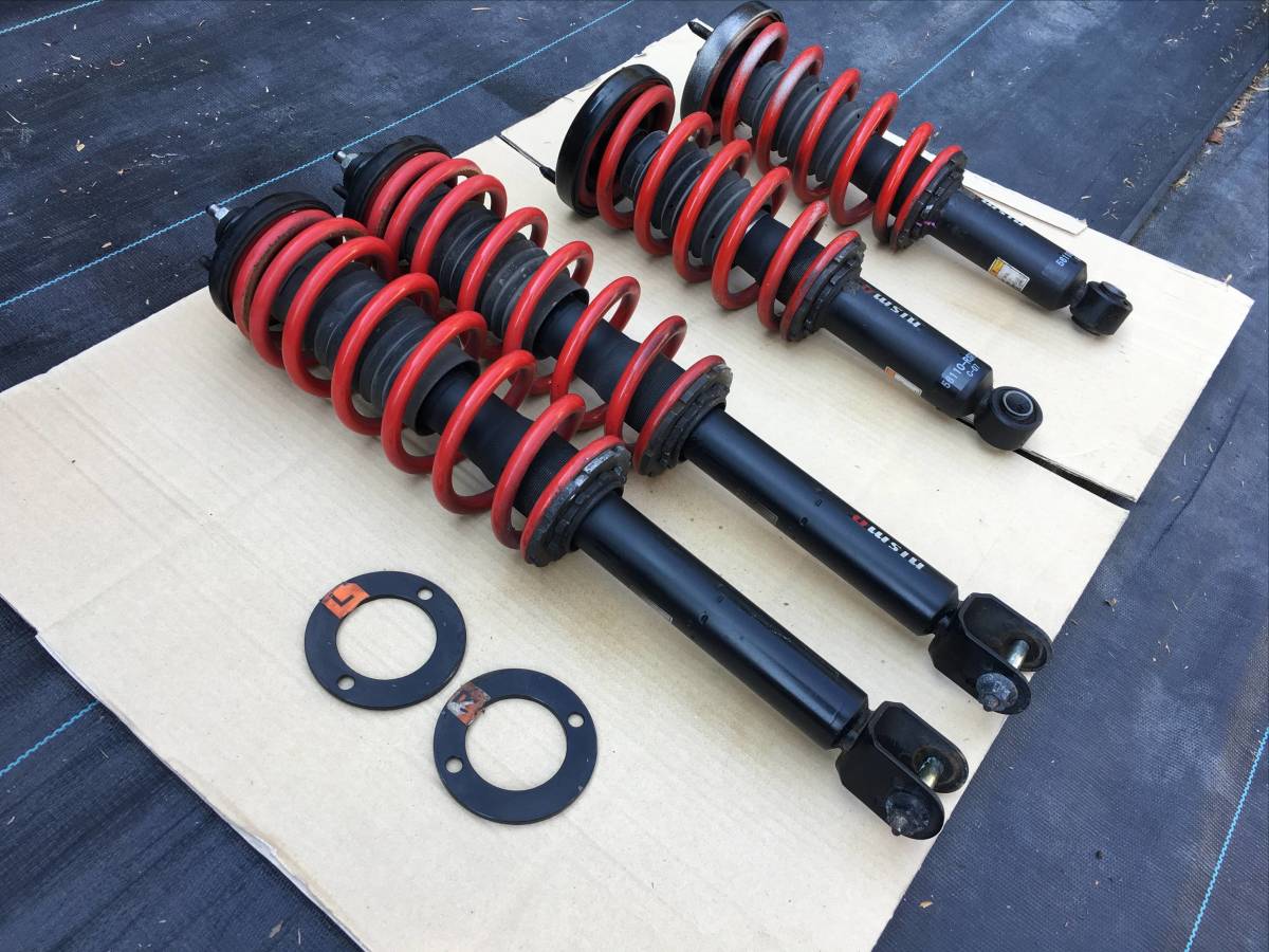 希少 BNR32 ニスモサスペンション NISMO S-tune サスペンションセット GT-R R32 GTR 56110-RSR25 56210-RSR25 NISMO ニスモ S-tune Sチューン* S-tuneサスペンションセット スカイライン用