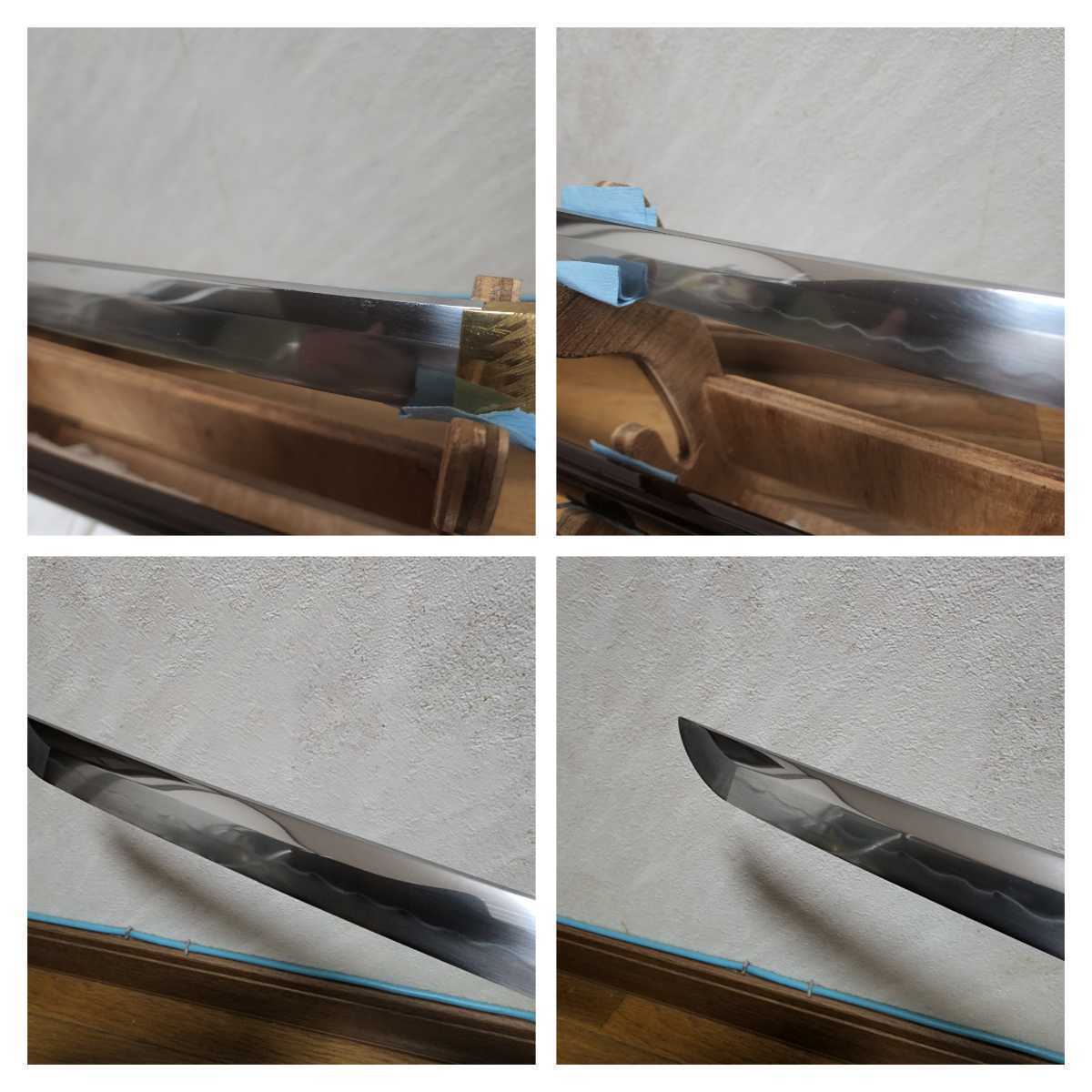 刀 日本刀 - 白鞘 無銘 刀剣小町 (Katana, 伝 防長古美堂防長古美堂 真剣 白鞘入 黒変塗鞘脇差拵 寸延短刀 タナゴ腹茎 妖刀村正 無銘(法華)