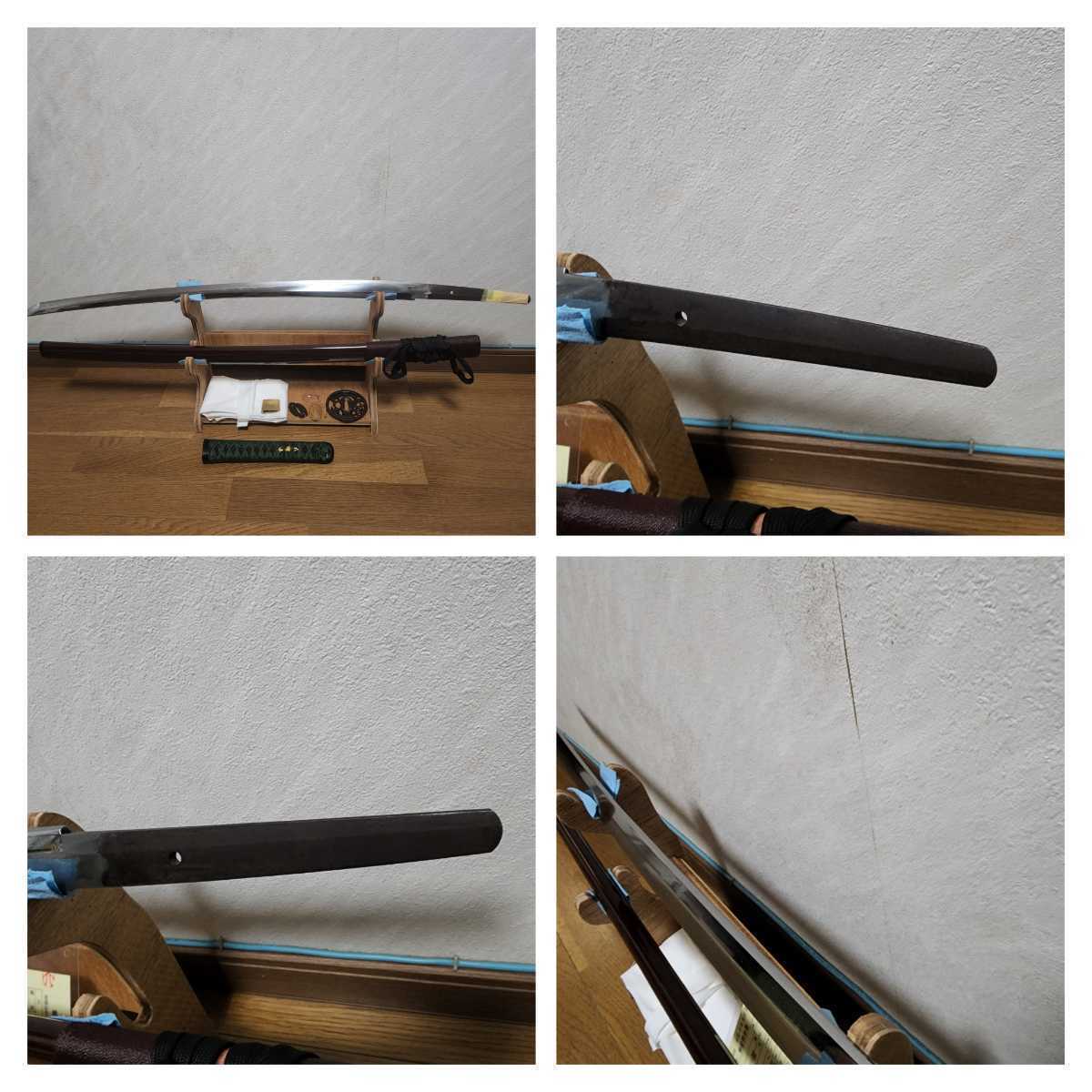 刀 日本刀 - 白鞘 無銘 刀剣小町 (Katana, 伝 防長古美堂防長古美堂 真剣 白鞘入 黒変塗鞘脇差拵 寸延短刀 タナゴ腹茎 妖刀村正 無銘(法華)