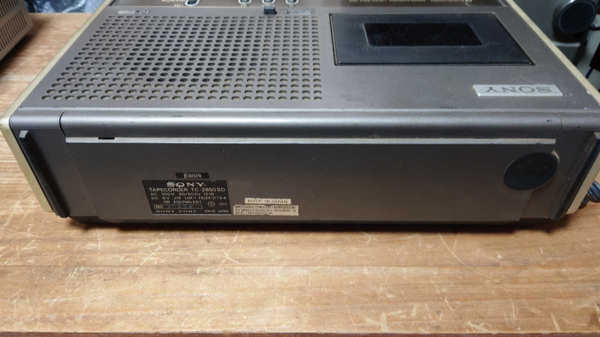 SONY TC-2850SD カセットデッキ 不動 現状品 SONY TC-2850SD カセット