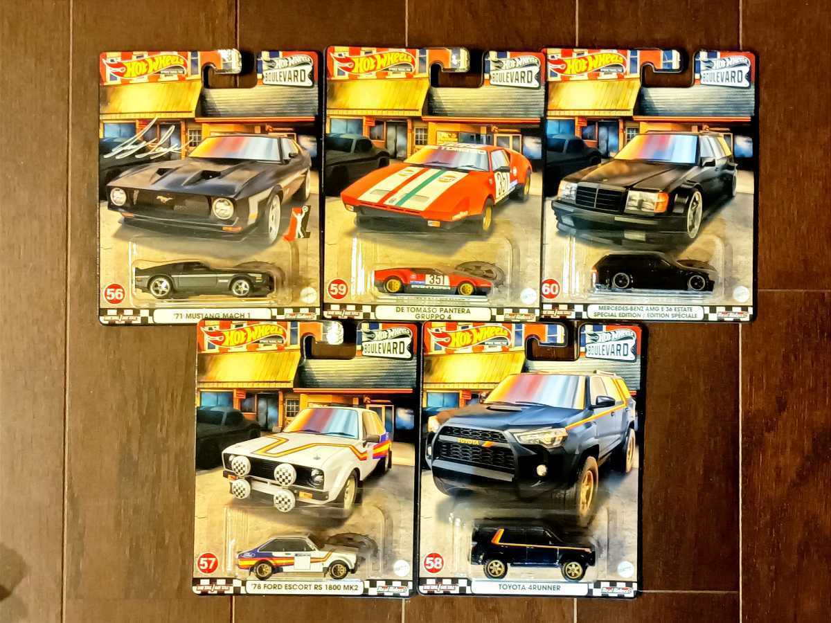 ホットウィール ブールバード 16 - 20 5台セット ホットウィール ブールバード5台セット hotwheels* ホットウィール