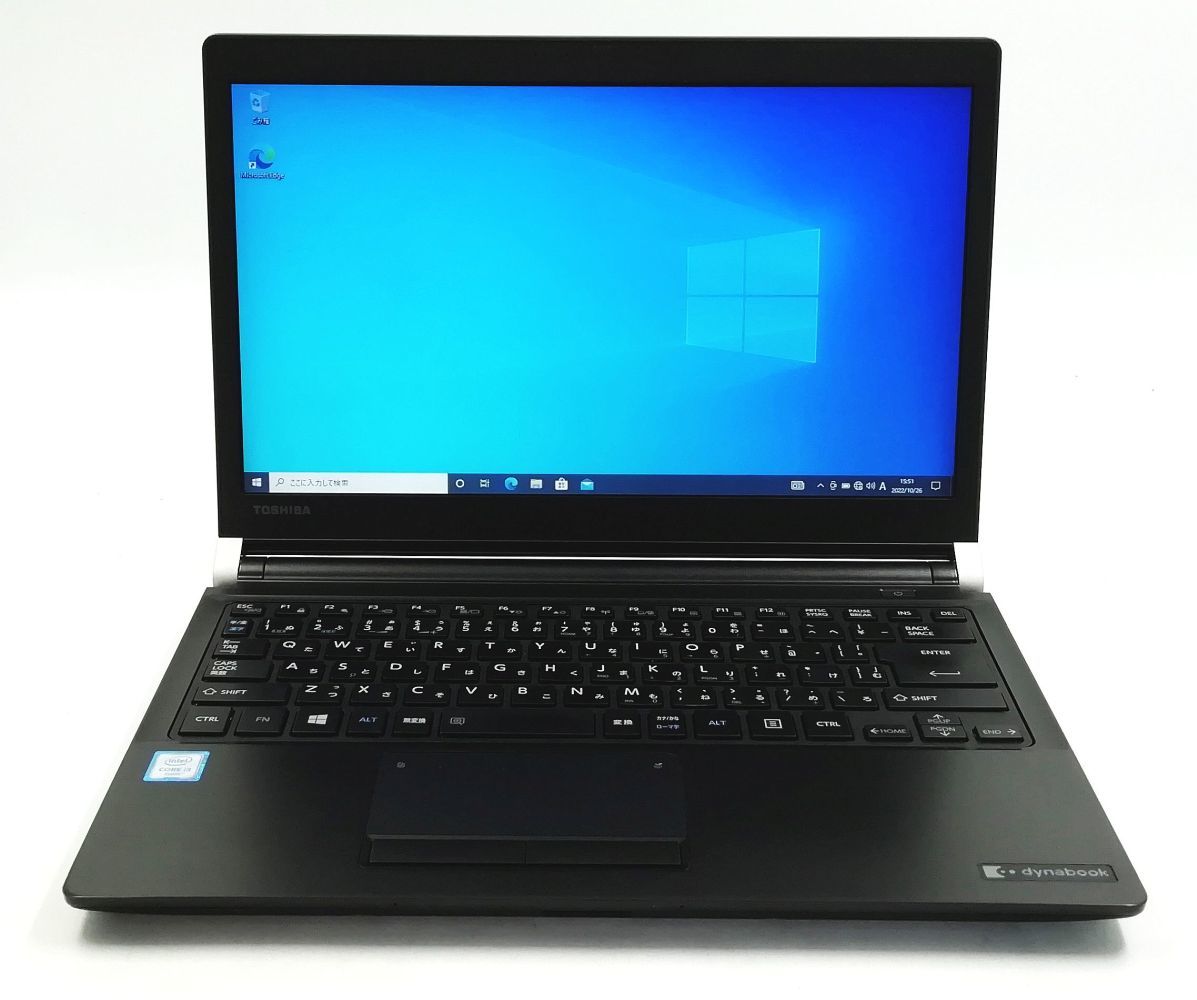 TOSHIBA dynabook R73/B Core i3 6100U メモリ8GB HDD500GB Windows 10