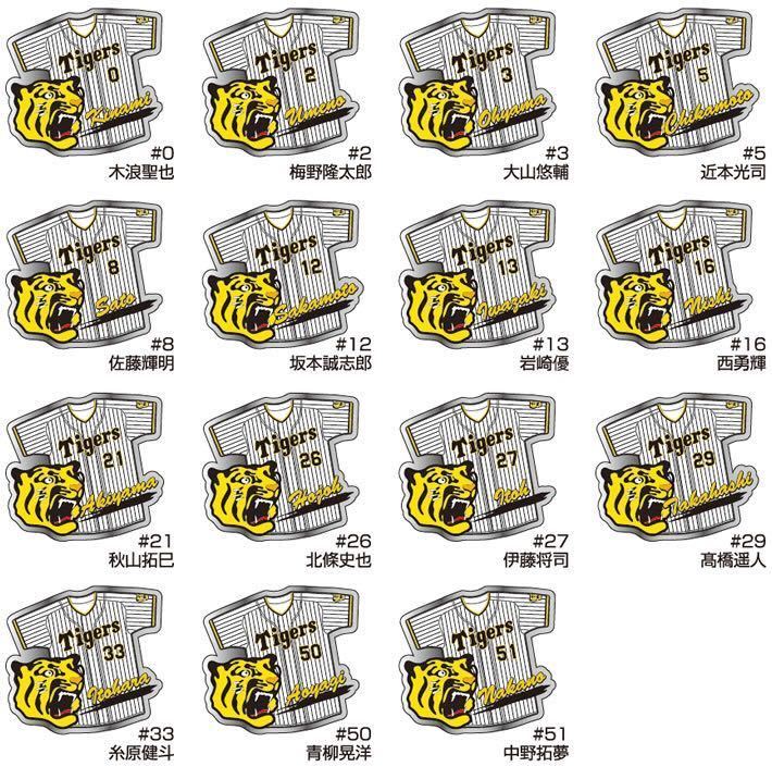 2022 阪神タイガース ファンクラブ応援デー限定ピンズ 坂本誠志郎 ピンバッジ_1