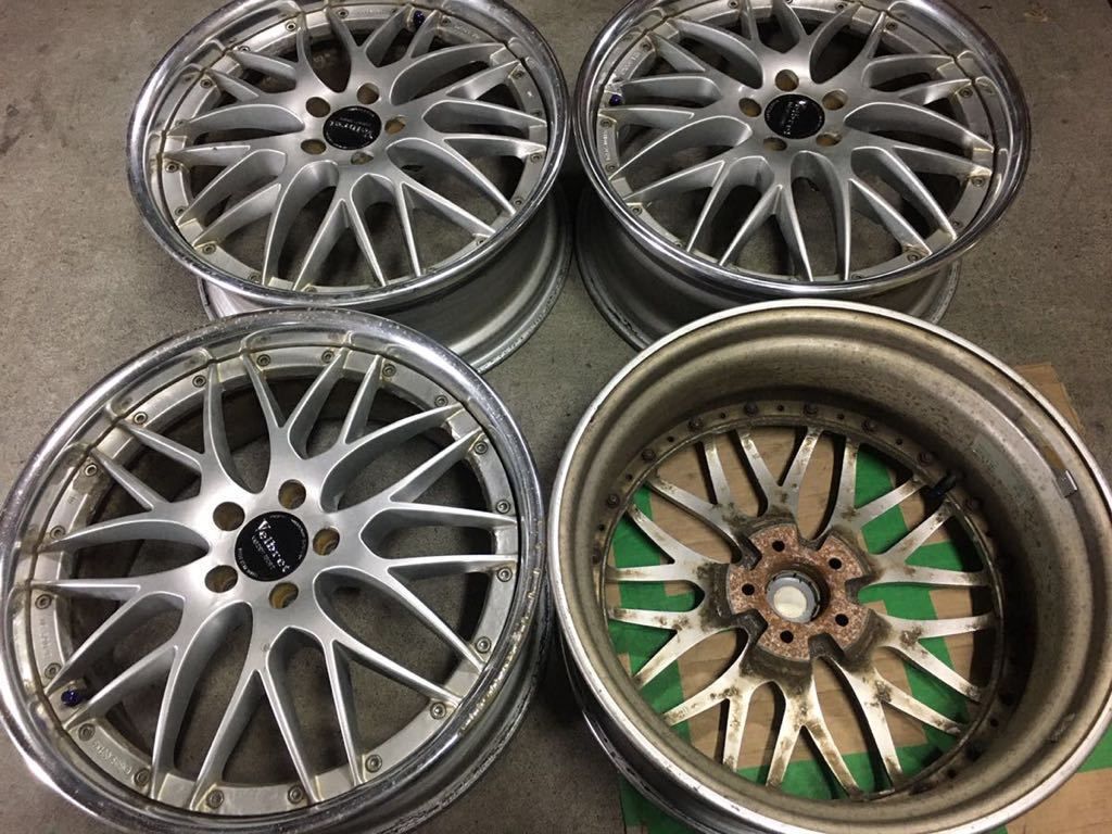 ★SSR　VS　ベルブレート　4本　メッシュ　PCD100　　８J　　プリウス　レガシィ　BRZ　86　レクサス