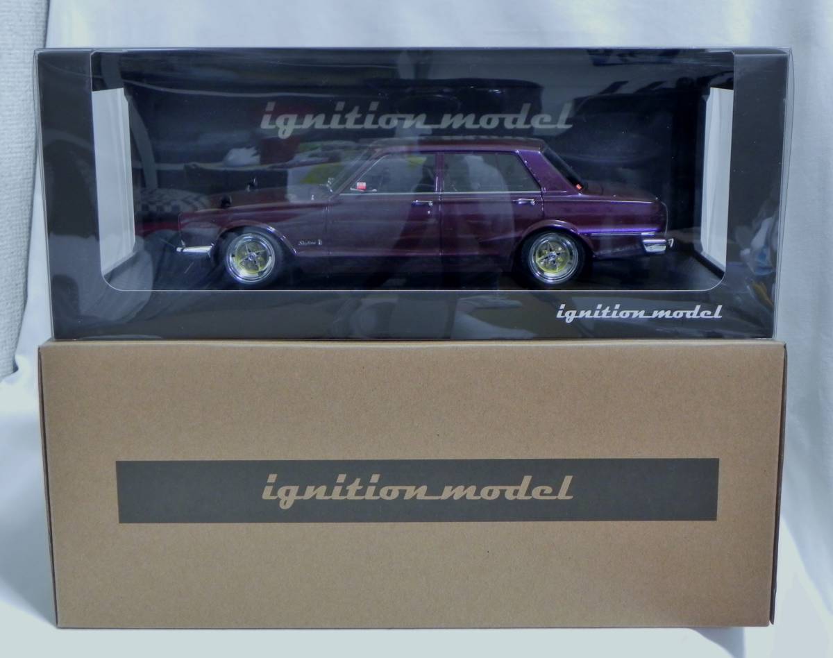 IG 1785 1/18 Nissan Skyline 2000 GT-R (PGC10) Purple 