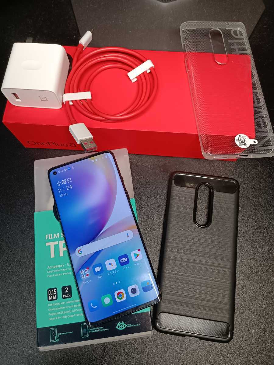 Oneplus 8 5G IN2010 Dual Sim 128GB Black (8GB RAM) SIMフリー