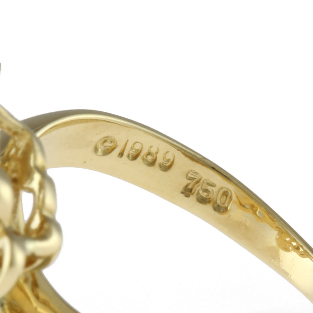 TIFFANY&Co. ティファニー K18 ピンキーリング バタフライ 5号 18金 K18ゴールド ゴールド【BJ】 中古