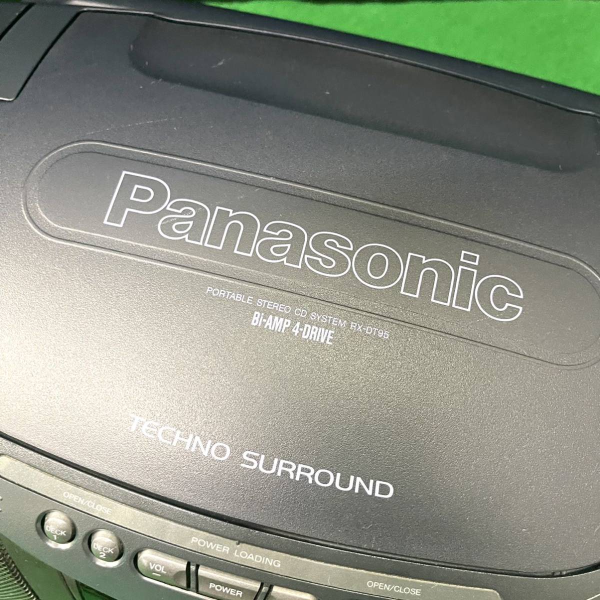簡易動作確認済 Panasonic/パナソニック バブルラジカセ RX-DT95