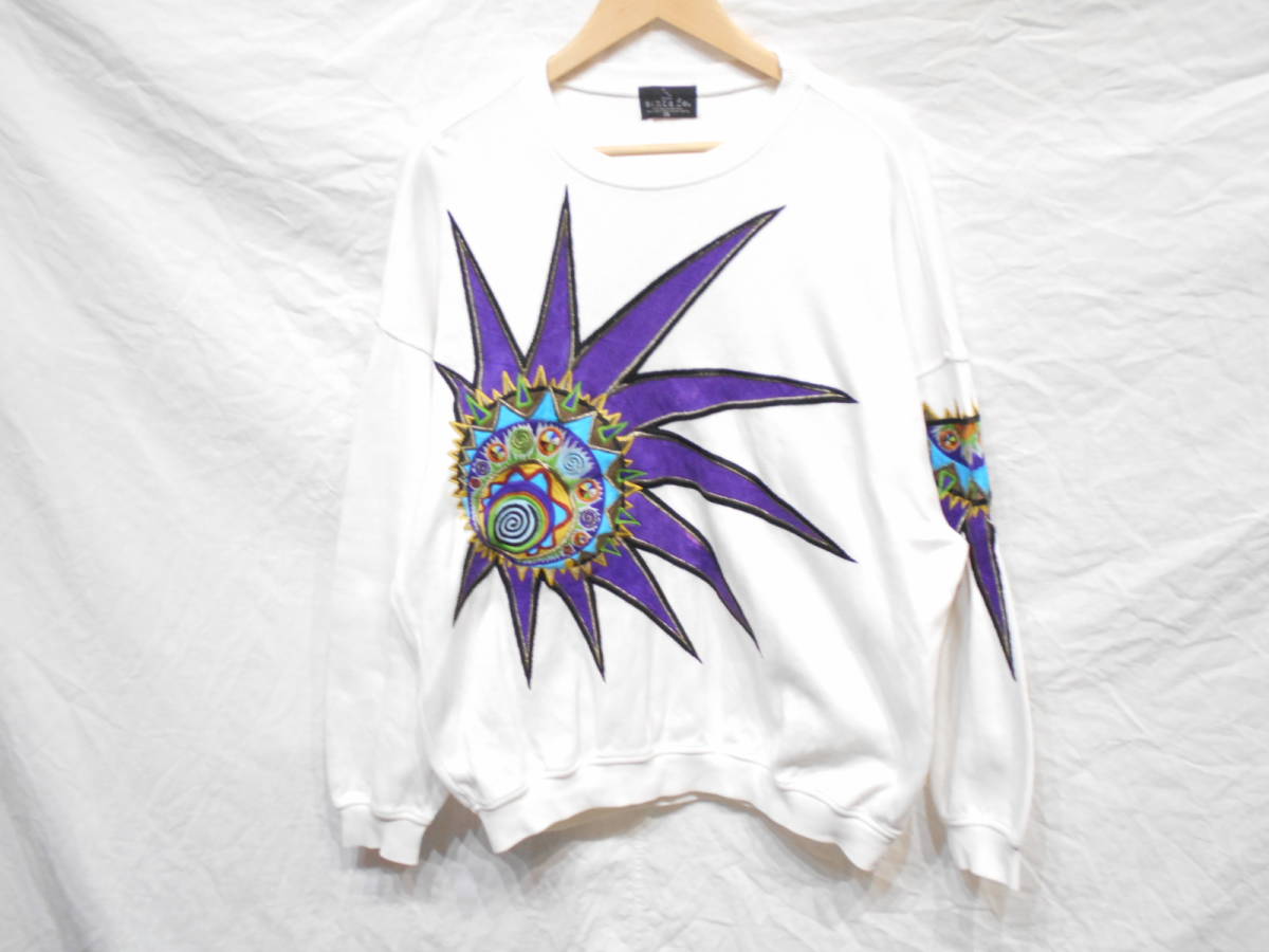 santa fe サンタフェ 日本製 刺繍 太陽柄 ネイティブ柄 santa fe サンタフェ 日本製 刺繍 太陽柄 ネイティブ柄