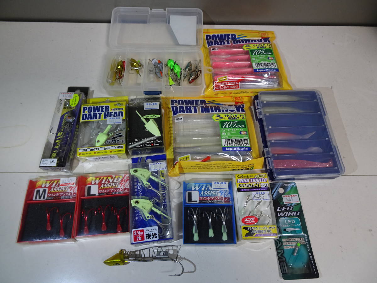 お買い得セット ヒラメ マゴチ シーバス タチウオ 根魚などのワインド 使用品・未使用