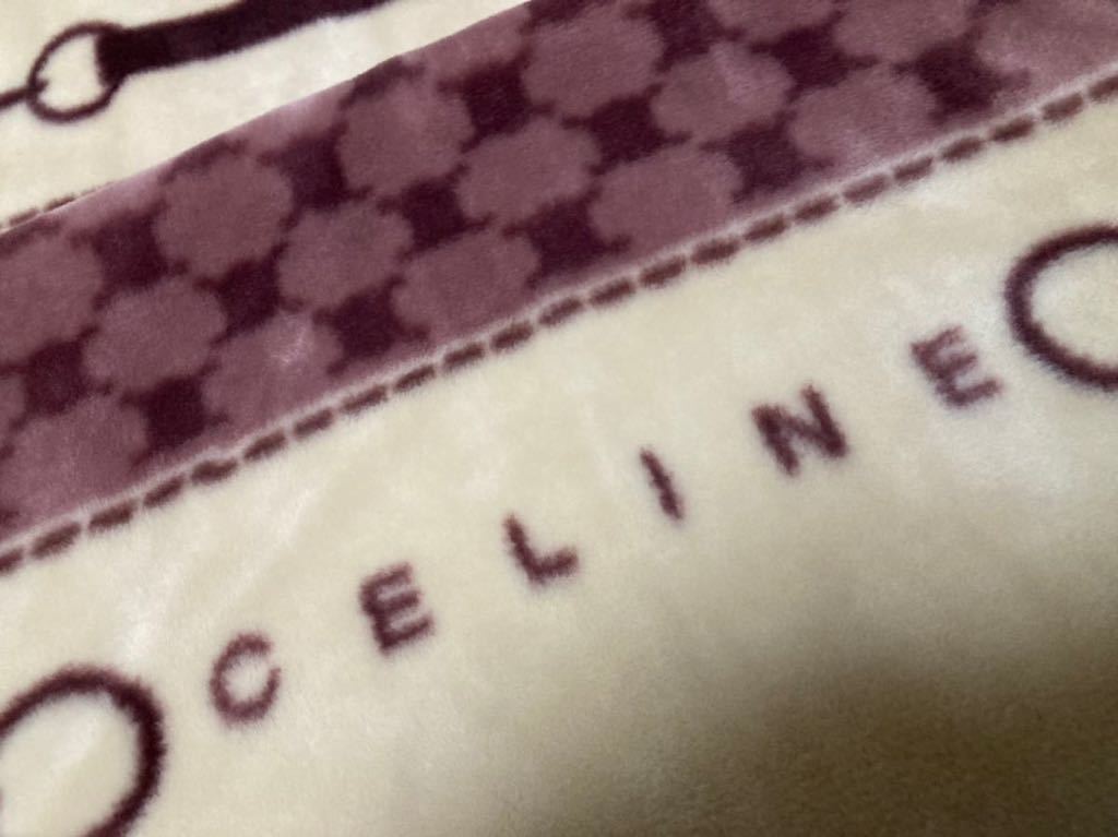 セリーヌ CELINE アクリルハーフケット 140cm×100cm タグ付き未使用品 