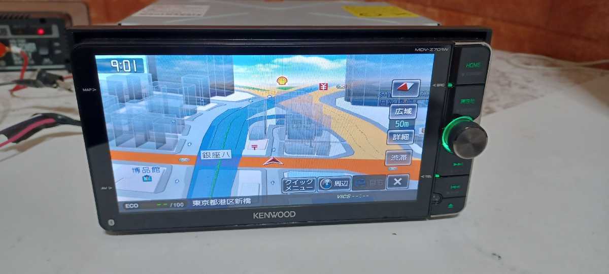 KENWOOD MDV-Z701W フルセグ Bluetooth USB SD HDMI メモリーナビ 地図 