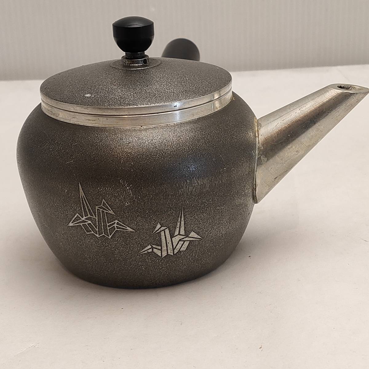 錫半造 嵯峨野 茶器揃 本錫 茶道具 煎茶道具 共箱 - メルカリ