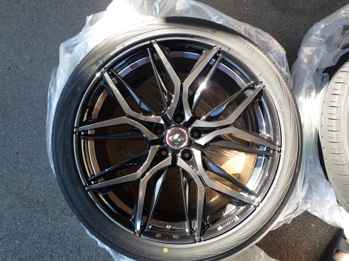 未使用に近い weds LEONIS レオニス LM 20インチ 8.5J 114.3 5穴 INSET 