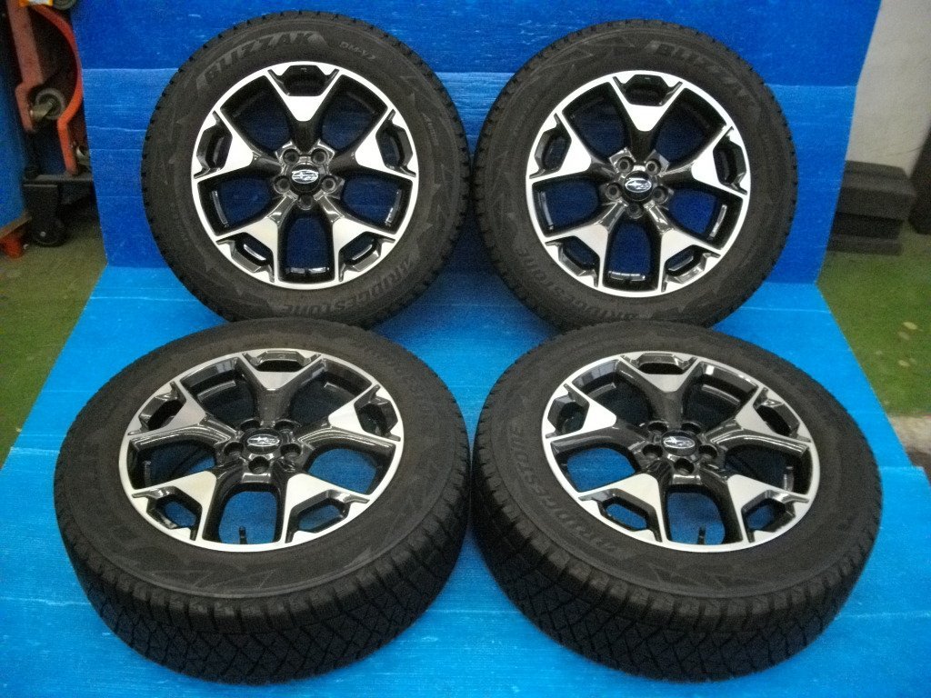 スバルXV 7J17インチ アルミホイールスタッドレスタイヤ 4本セット