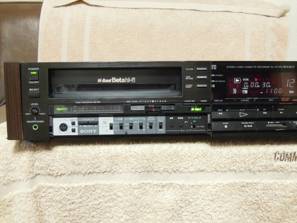 ベータビデオSLHF701D SONY スーパーハイバンドベータ SL-HF701D