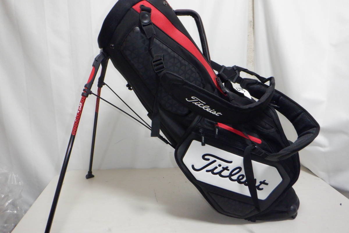 Titleist タイトリスト 9.5型☆中古☆プロモデルスタンド(BKxWHxRED