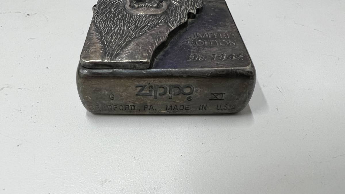 2000個 ライター ジッポ ◇S11544Zippo 天然ダイヤモンド入り 虎 zippo